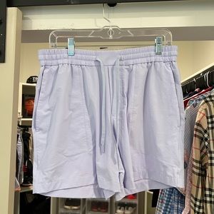 Lululemon light purple shorts in a size large for sale, worn once.